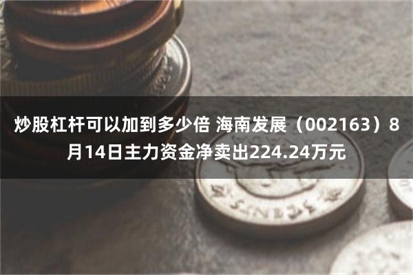 炒股杠杆可以加到多少倍 海南发展（002163）8月14日主力资金净卖出224.24万元