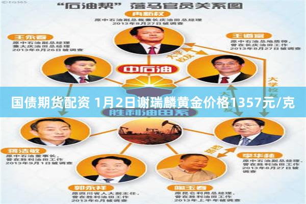 国债期货配资 1月2日谢瑞麟黄金价格1357元/克